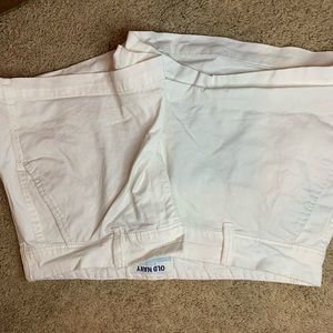 Old Navy White Denim Shorts (SKU 017)